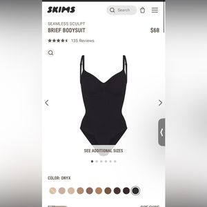 Skims seamless sculpt brief bodysuit